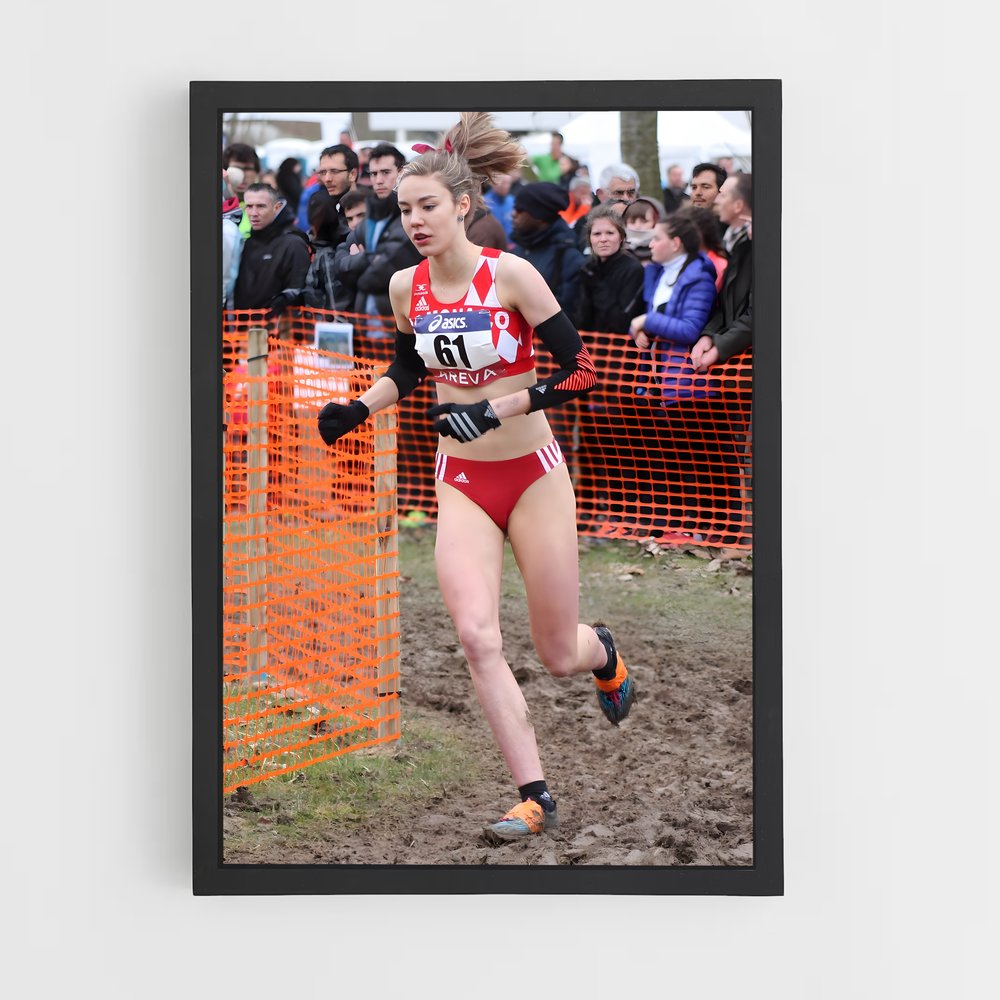 Poster Course à Travers la Boue – affiche Athlétisme (vue 2)